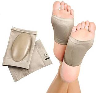 RIDHHANAL 1 pair Arch Support Sleeves soft Cushion and Neoprene elastic reusable Gel Pad Foot Support