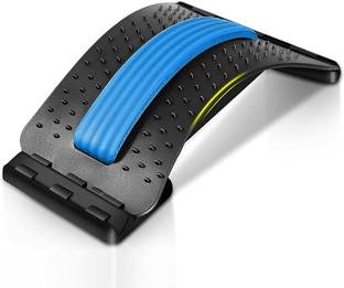 WELBUILT Back Stretcher Posture Corrector Device for Back Pain Relief with Back Support Wobble Board Fitness Balance Board