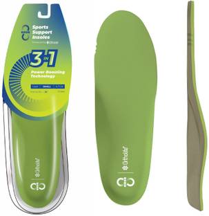 8ease Sports Support Insoles 3-in-1 Ortholite Cushion Arch Fit Insole