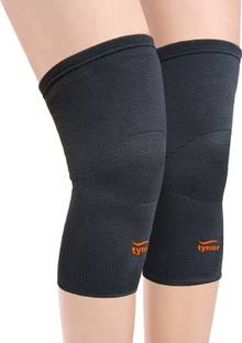 TYNOR Knee Cap Air, Black & Orange, XL, 1 Pair Knee Support