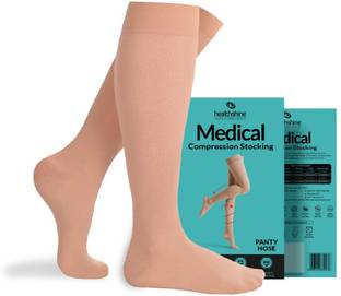 HealthShine Medical Compression Stockings Knee Length Nylon78% & Spandex22% For Men & WomenS Knee Support