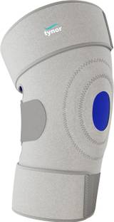 TYNOR Knee Wrap (Neoprene), Grey, Universal Size, 1 Unit Knee Support