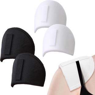 LQZ 2 Pairs Set-in Shoulder Pads Thickness 1.5cm Breathable Sponge Pads Shoulder Shoulder Support