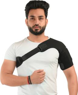 K SQUARIANS Shoulder Support Neoprene Small/Medium Adjustable Stretchable Strap & Wrap Shoulder Support