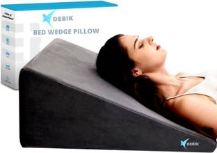 DEBIK Orthopedic Bed Wedge Memory Foam Pillow for Neck Pain, Knee Pain, Pregnancy Back / Lumbar Support