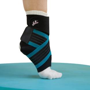 FLAMINGO Ankle Grip -Relieve Ankle Sprain & Arthritis, 2-Way Knit Fabric Support Ankle Support