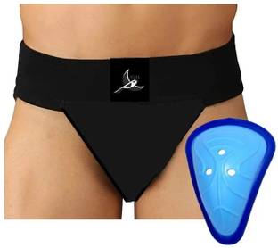 Koel Combo of Cotton Supporter M for Waist Size 32-34 inch & Abdomen Support AD Youth Supporter