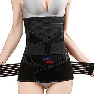 ऑर्थोमार्क Abdominal Belt after delivery Postpartum Recovery Belly Binder XXL (52-58)Inch बैक / लंबर सपोर्ट