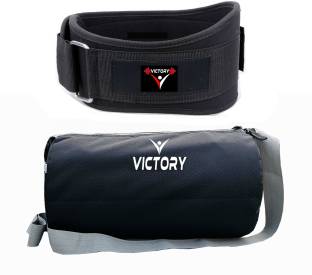 VICTORY Weight lifting Gym Belt with Gym Bag Fitness Weight Lifting Belt