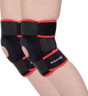 Strauss Adjustable Knee Support Patella | Knee Cap | Knee Brace | Knee Band (Pair) Knee Support