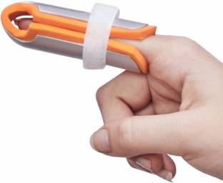 VISSCO Cot Finger Splint Finger Support, With Immobilizer Adjustable Strap Splints