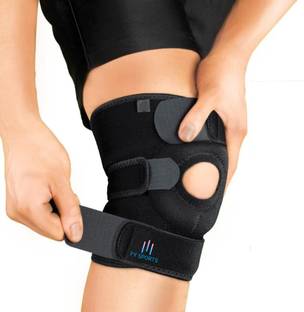 FY Sports Adjustable Knee Support Cap Brace Sports Gym Running Arthritis Joint Pain Relief Knee Support