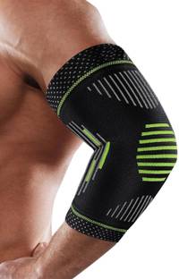 Leosportz Elbow Support for Gym (1 Pc) - Elbow Brace for Men Women Workout Elbow Support