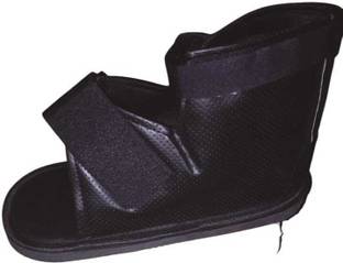 BRIJJ HELTH CARE Cast Shoe Foot Support Shoe Orthopedic Covering Plaster on Black L Ankle Support