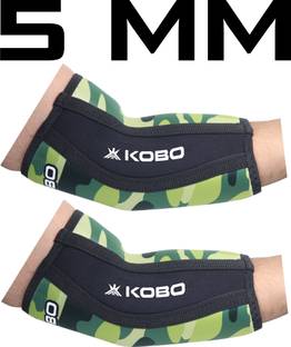 KOBO 5 mm Elbow Sleeves For Power Weight Lifting Knee Support