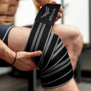 Xtrim KNEE WRAPS GREY Knee Support