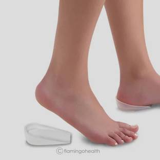FLAMINGO Heel Cushion-Plantar Fasciitis & Heel Spurs Silicone Support, Shock Absorption Foot Support