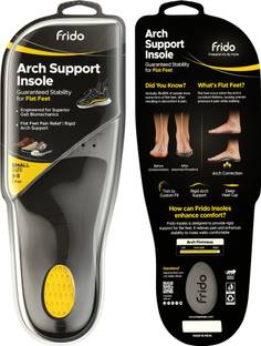 Frido Arch Support Rigid Insole for Flat Feet, Relieves Feet Pain, Small 3-5 UK Foot Support