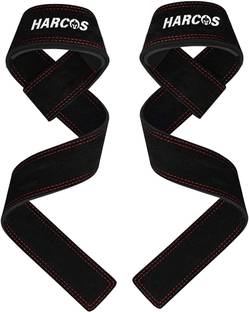 HARCOS Wrist Supporter for Gym Premium 100 % Genuine Leather Weightlifting wrap Straps Wrist Support