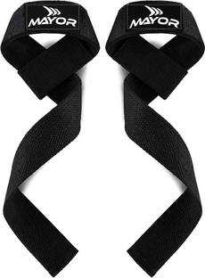 MAYOR PowerGrip Weight Lifting Straps Soft Padded Wrist Wrap Wrist Support for Gym Wrist Support
