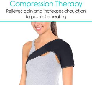 Jarvis Universal Shoulder support brace for rotator cuff Shoulder pain relief (Left) Shoulder Support