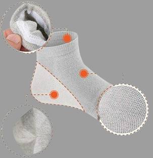 DADNSON Heel Pain Relief Silicone Gel Heel Socks | Heel Protector Sock Heel Support025 Heel Support