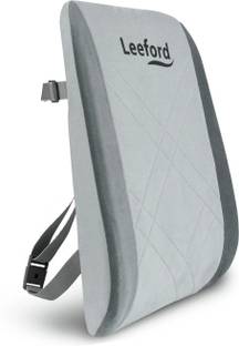 Leeford Back Rest Support for chair car seat cushion Improves Posture & Pain in Back / Lumbar Support