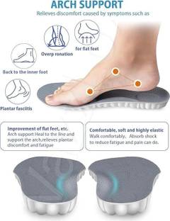 primetreads Foam Washable Insoles Arch Support Soft Comfortable for Men Shoes Insole