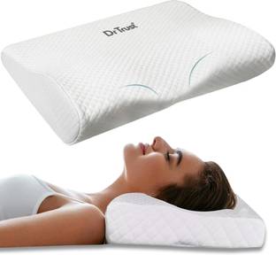 Dr Trust USA 347 Orthopaedic Contoured Memory Foam Pillow for Neck Pain Spondylitis Cervical Pillow