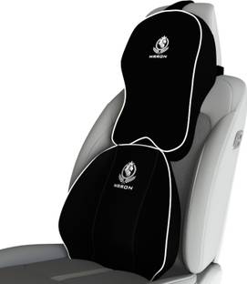 MRRON SUPREME Memory Foam Neck Rest & Cruz Spine Support For Car or Office Chair Back / Lumbar Support