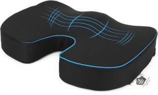 SUPERFINE COMFORT Orthopedic Memory Coccyx Seat Cushion for sciatica, back pain relief Hip Support Back / Lumbar Support