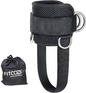 Fitcozi Ankle Straps for Cable Machine Glute Kickbacks, Padded Ankle Cuffs Ankle Support