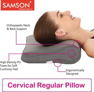 SAMSON Orthopaedic Cervical Regular Pillow(Erognomically Designed with High Density Foam) Cervical Pillow