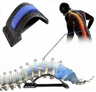 My Machine Magic Back Stretcher Lumbar Support Device Massager Posture Corrector MK16 Fitness Band