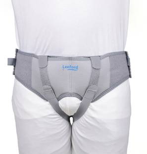 Leeford Abdominal & Groin Hernia Belt | Dual Compression Pads Back / Lumbar Support