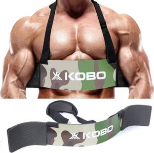 KOBO ew Arm Blaster, Biceps Muscle Workout, Heavy Duty Thick Gauge Biscep & Arm Support