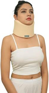 Bos Medicare Surgical Soft Cervical Collar For Spondylitis Neck Adjustable Relieves Pain in Spine Neck Support