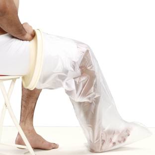 TYNOR Cast Cover Leg, White, Universal Size, 1 Unit Supporter