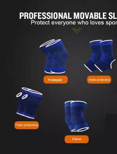 Adrenex by Flipkart Ankle,Elbow,Palm,Knee Support for Surgical and Sports Like Hockey,Bike,Crossfit Knee Support