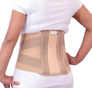 AASH ISURGICAL Lumbo Sacral (L.S Belt) Back Pain Belt (BEIGE ) S Size Abdominal Belt