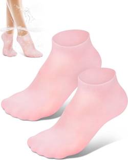 Masox Store Silicone Pedicure Sock for Repairing Dry Feet Anti Slip Softening Rough Skin K6 Heel Support