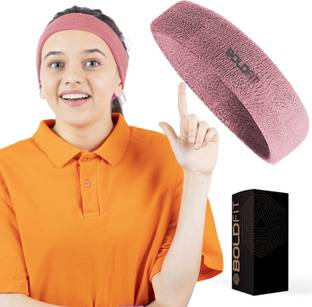 BOLDFIT Gym Headband for Men and Women - Sports Headband for Workout & Running Head Support