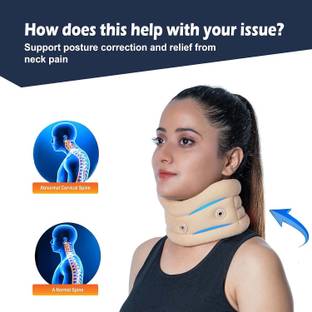 Witzion Soft cervical collar for neck pain neck support for pain relief men and women Neck Support