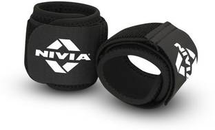 NIVIA Weight Lifting ,for Gym & Fitness Pack of 2 (Black) Free Size Wrist Support