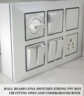 BAHUL Wall modular board with cona switches 1  Socket Extension Boards