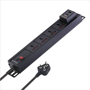 MX 5 Amp Universal Socket with USB C QC 3.0 Fast Charging PD 65W Port + USB A 4  Socket Extension Boards