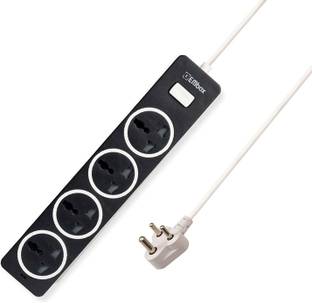 EMBox 10A Extension Board with Master Switch-Multi Plug Socket 4  Socket Extension Boards