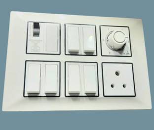 BAHUL WALL BOARD SUITABEL FOR OPEN FITTING 1  Socket Extension Boards