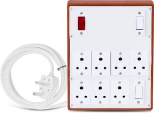 Cordnet Heavy Duty Extension Board With 6A 3 PIN Plug (Style1_6M) 7  Socket Extension Boards