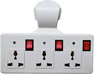 SKYBUCKET +3 Multi-plug with Switch Indicator Three Pin Plug 3 Socket Extension Boards 3  Socket Extension Boards